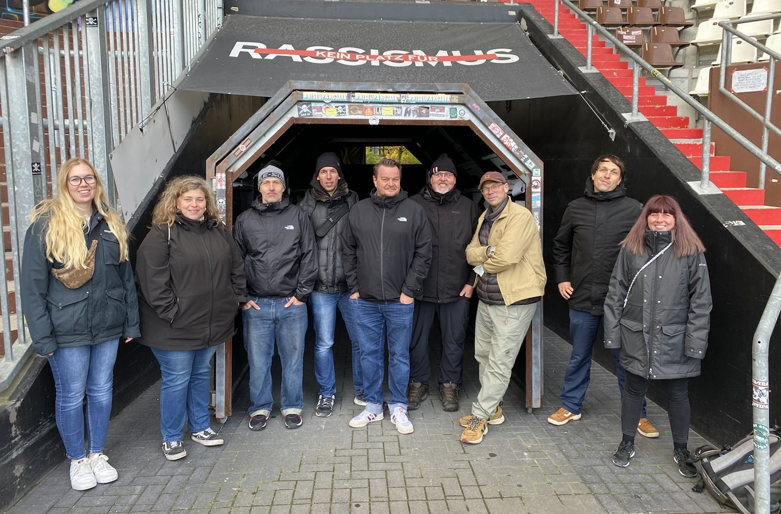 Das nun neunköpfige Team des Fanclubssprecherrates.