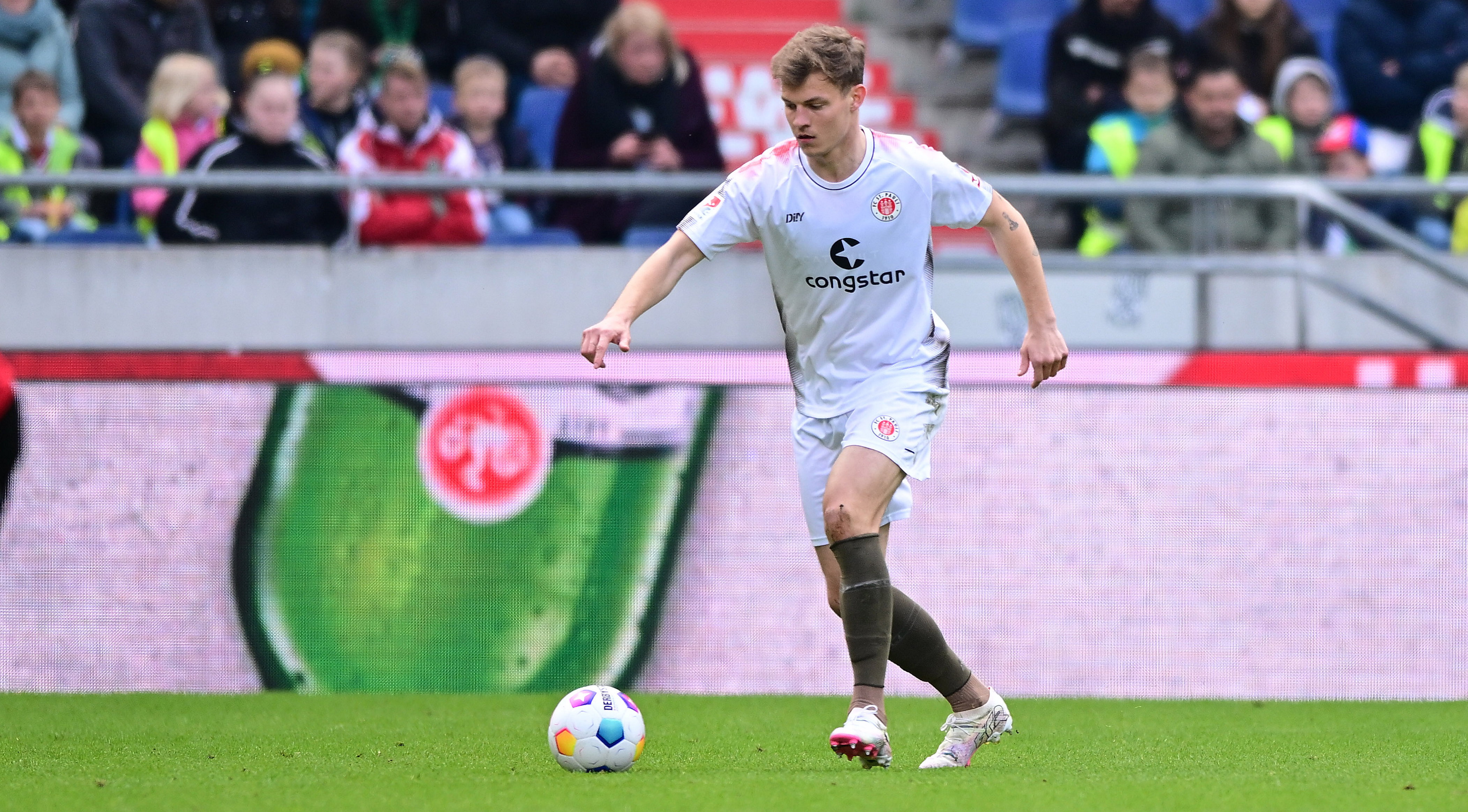 Beim zurückliegenden 1:0-Heimsieg gegen Rostock gehörte David Nemeth zu den zweikampfstärksten Kiezkickern.