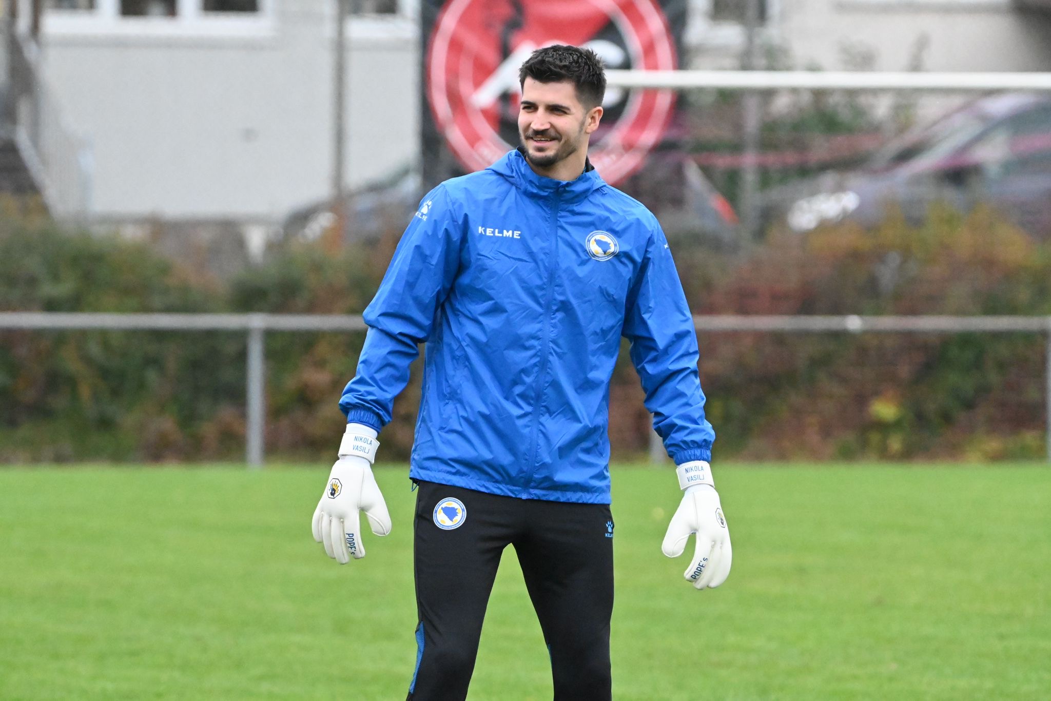 In Freiburg trat Nikola Vasilj mit Bosnien-Herzegowina gegen Deutschland an.