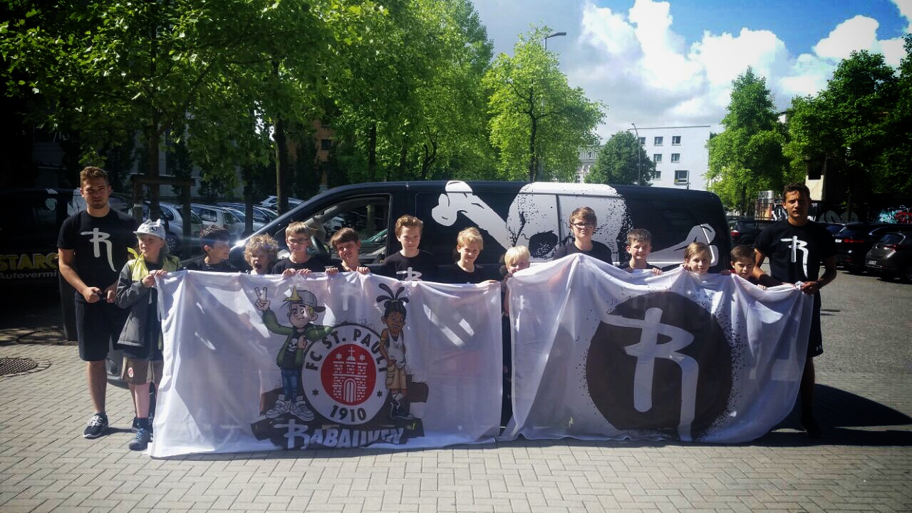 Am zweiten Juni-Wochenende waren unsere Rabauken in der ganzen Stadt unterwegs und präsentierten ihr neue Logo.