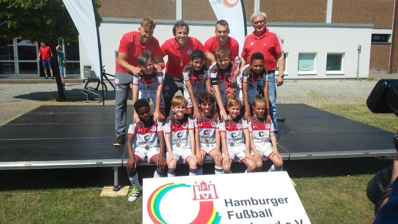 Die Pokalsieger der U10