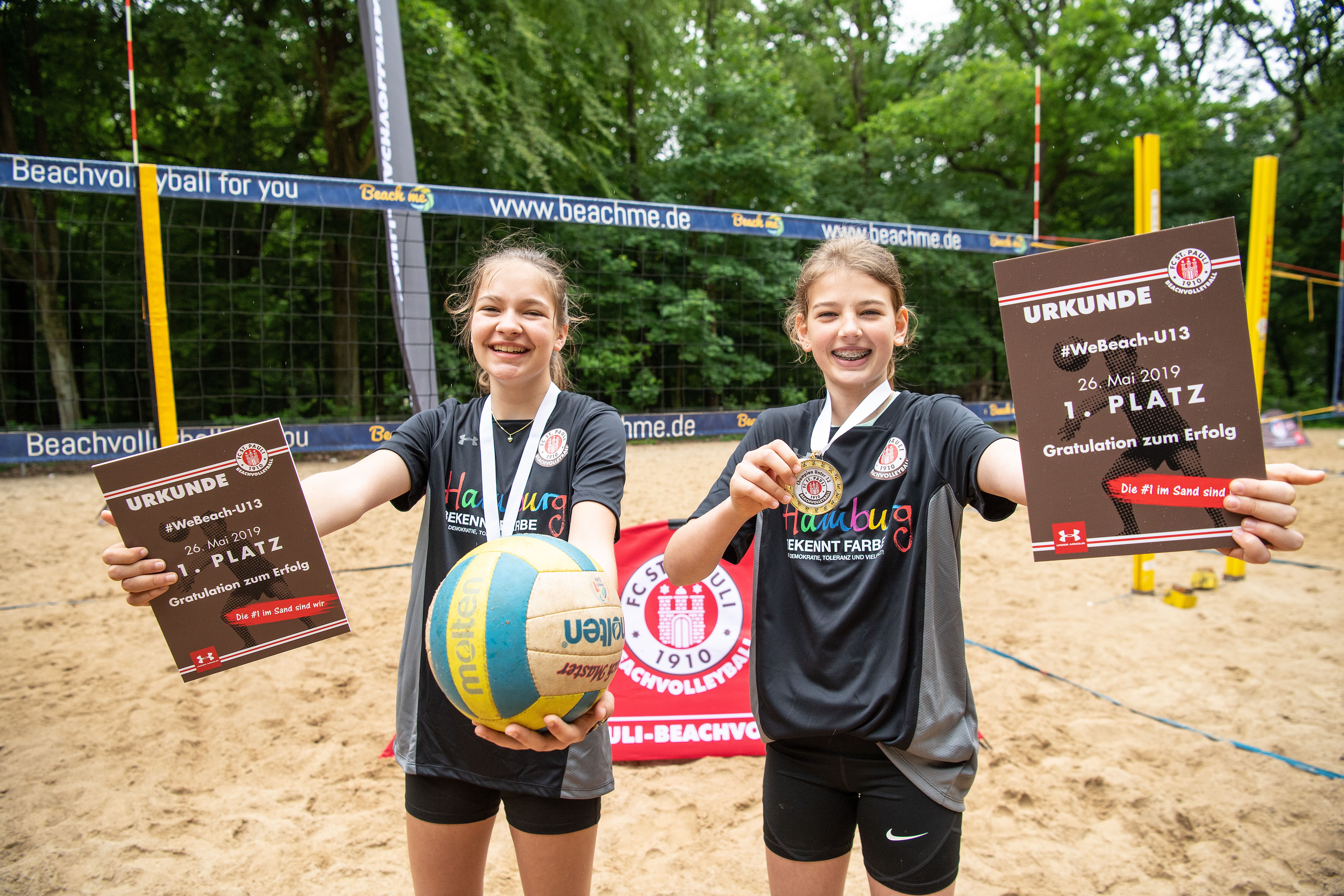 Charlotte und Liv gewannen das WeBeach-Event der Beachvolleyabteilung