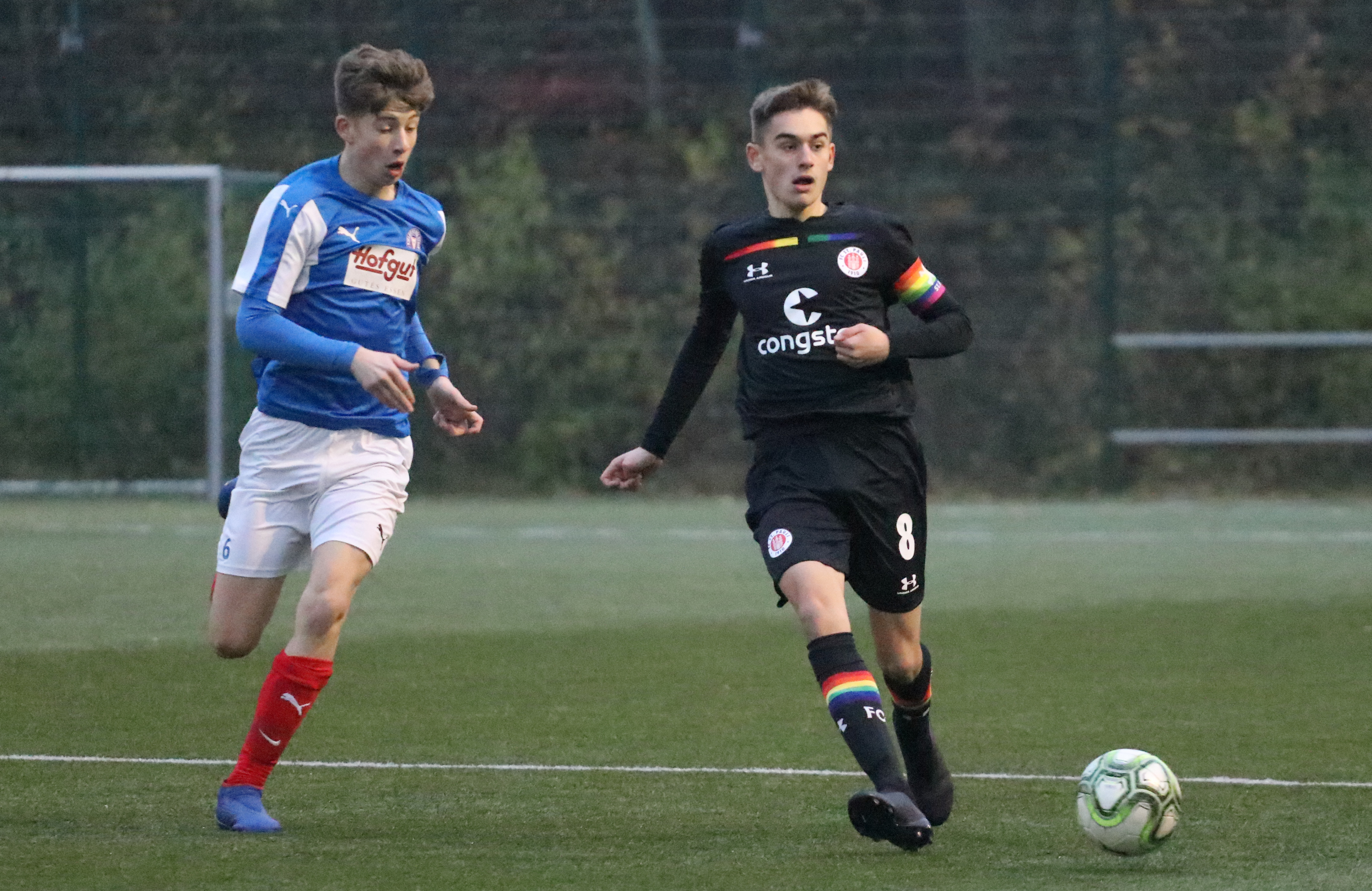 Niklas Jovanovic und die U15 wollen mit einem Sieg über den VfB Lübeck in die Winterpause gehen.